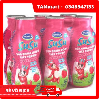Vỉ sữa chua uống susu Vinamil 80ml lọ