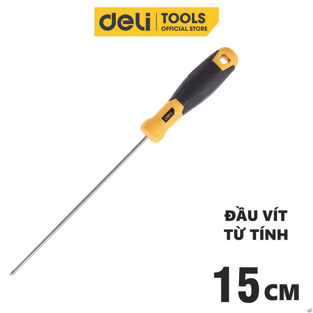 Tua Vít Deli Cao Cấp Đầu Philips - Đầu Vít Từ Tính Dễ Dàng Sử Dụng - Kích Thước 15cm - EDL633150