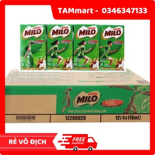 Thùng 48 hộp sữa milo 115ml