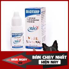 DUNG DỊCH NHỎ MẮT CAO CẤP CHO THÚ CƯNG Bio Gentadrop 1ml ❤️