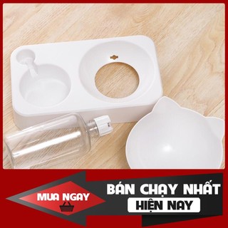[❌GIÁ SỈ❌] BÁT ĐÔI MẶT MÈO KÈM BÌNH DÀNH CHO CHÓ MÈO ❤️