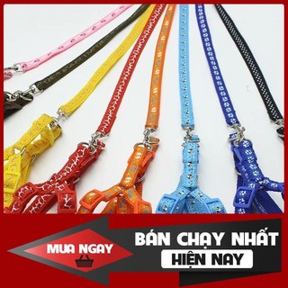 [❌GIÁ SỈ❌] 🔴(BÁN BUÔN) DÂY DẮT CHÓ MÈO HOẠ TIẾT BỀN DAI!! ❤️