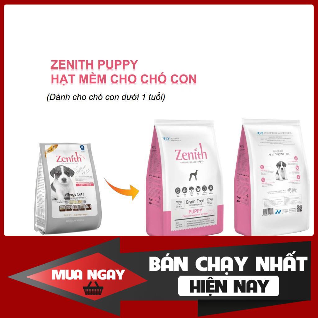 Thức ăn chó Hạt mềm zenith cho chó con 1.2kg 0 ❤️