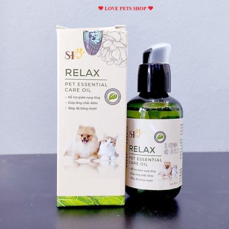 Tinh dầu dưỡng lông Relax cho chó mèo 80ml