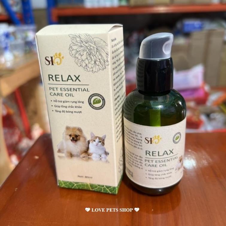 Tinh dầu dưỡng lông Relax cho chó mèo 80ml