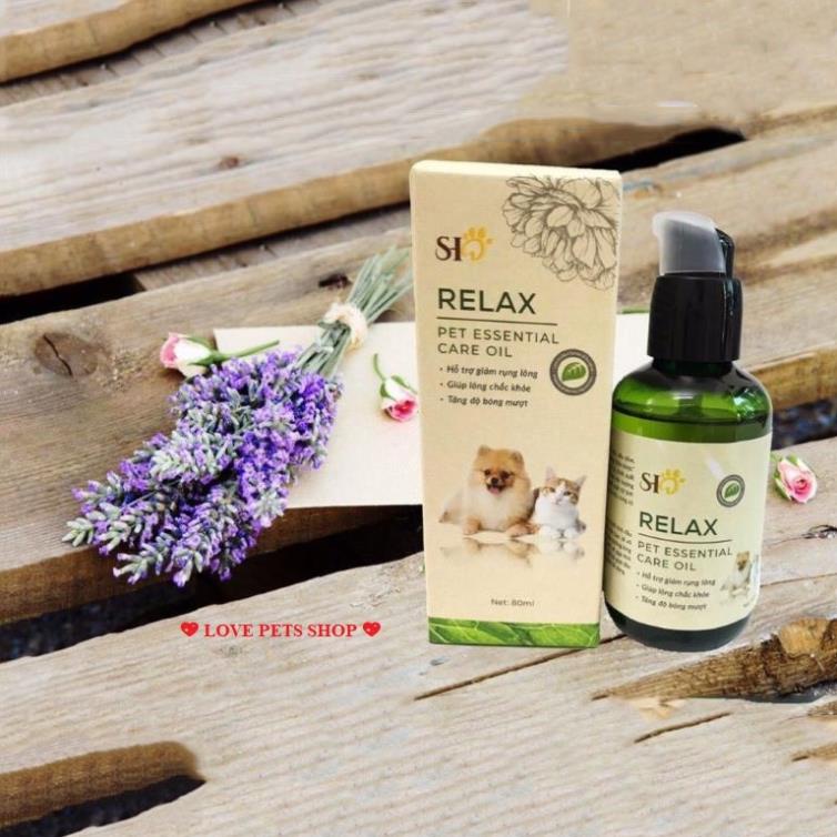 Tinh dầu dưỡng lông Relax cho chó mèo 80ml
