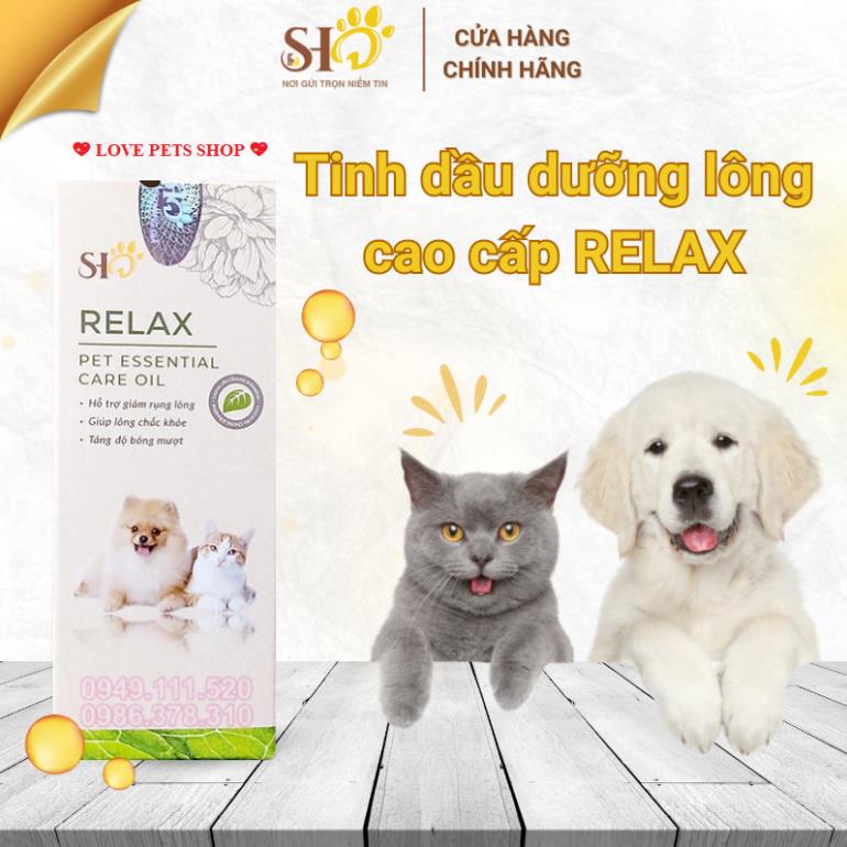 Tinh dầu dưỡng lông Relax cho chó mèo 80ml