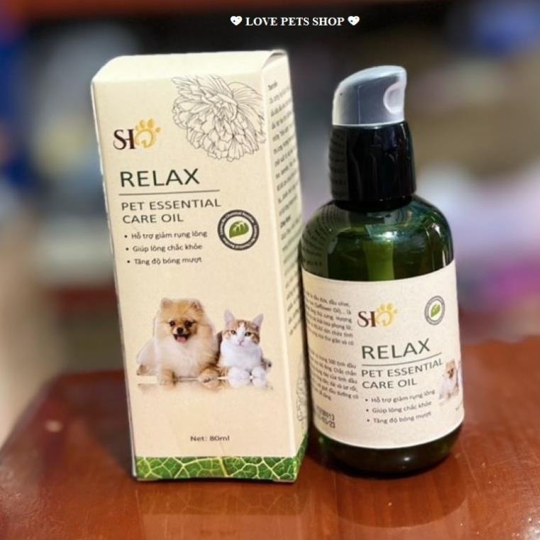 Tinh dầu dưỡng lông Relax cho chó mèo 80ml