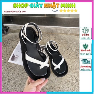 (Video thật) Sandal Nữ Ulzzang Quai Chéo Ngón - Giày Sandal Nữ Đi Học, Đi Chơi Hot 2022