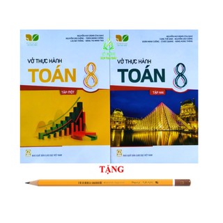Sách - combo vở thực hành toán 8 tập 1 + 2