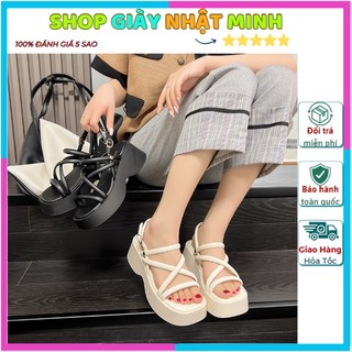 Dép sandal dây mảnh đan chéo 5cm siêu hot,xăng đan học sinh đi học, đi chơi bền đẹp mẫu mới