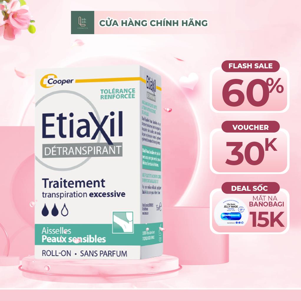 Lăn khử mùi Etiaxil nội địa Pháp 15ml phù hợp với mọi loại da, ngăn ngừa mùi cơ thể lên đến 72H