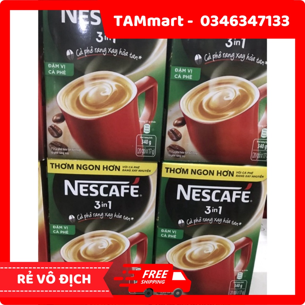 Hộp Cà Phê Nescafe 3in1 hộp