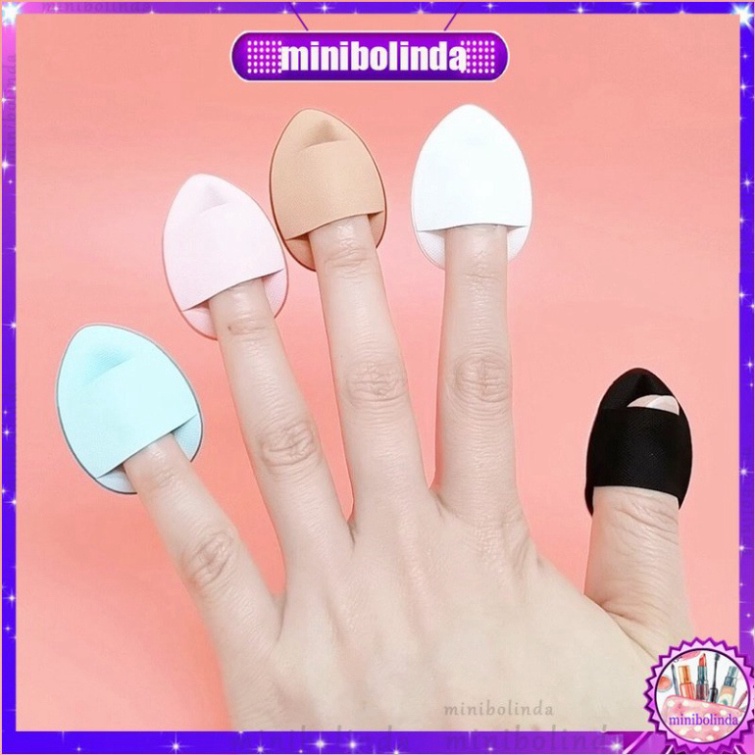 1 Mút trang điểm Hình Ngón Tay size nhỏ Che lỗi Bắt Sáng