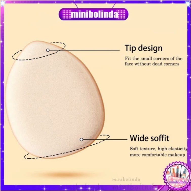 1 Mút trang điểm Hình Ngón Tay size nhỏ Che lỗi Bắt Sáng