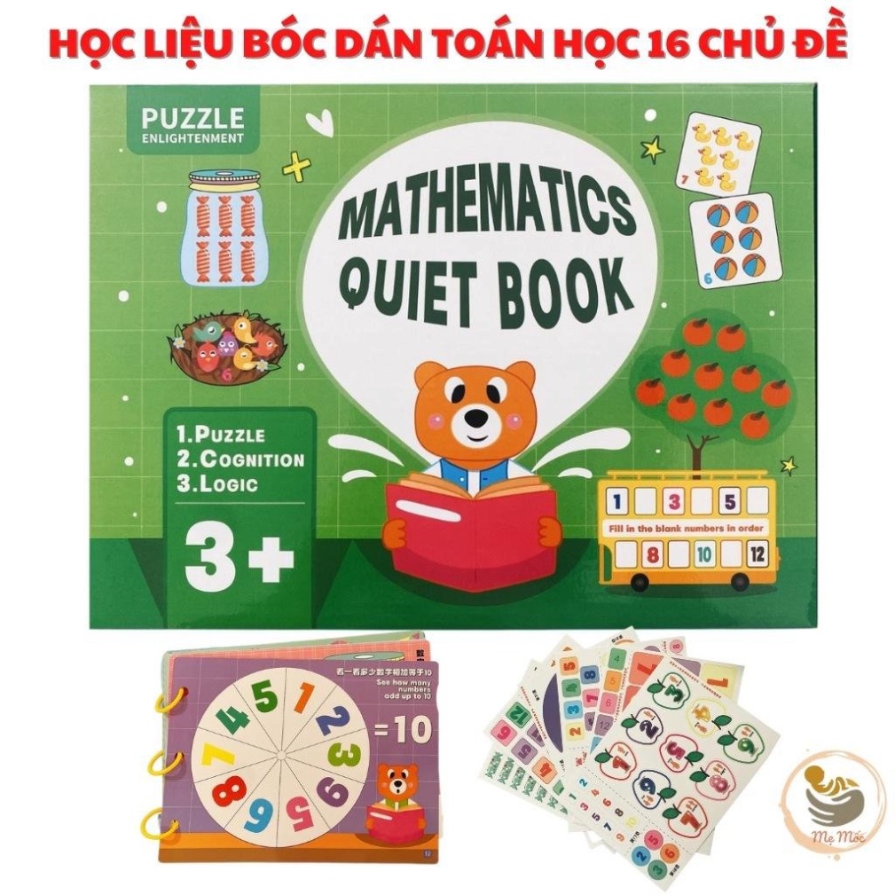 Combo Tập Tô Vẽ thông thái Xóa Được 64 Trang Tặng 6 Bút, Học Liệu Montessori công cụ giải trí dạy dỗ Cho Bé 2 3 4 5