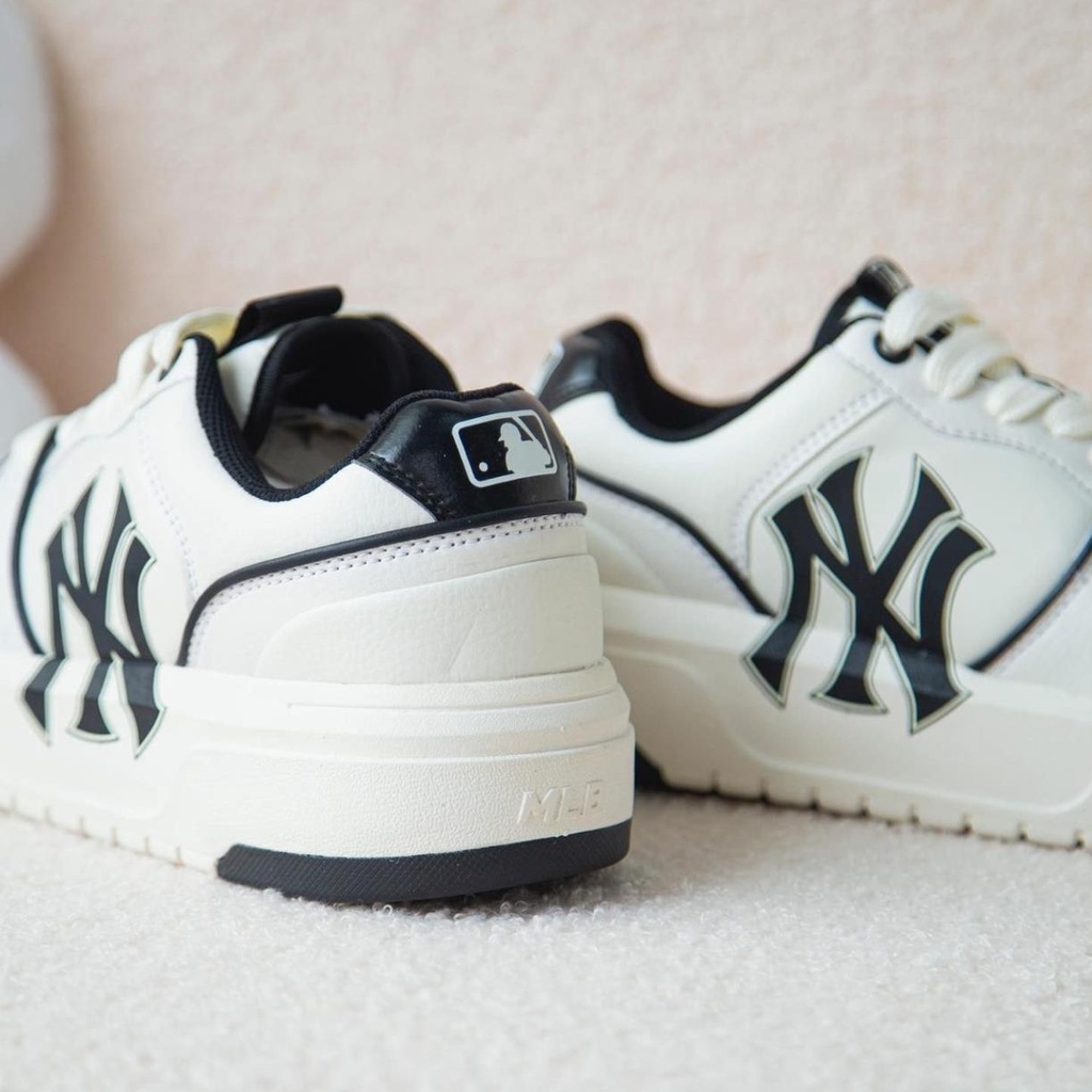Giày MLB Chunky Liner NY Màu Đen Chính Hãng , Giày mlb liner cao cấp thể thao nam nữ độn đế 5 cm/Giày cao cấp hà nội