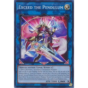 Exceed the Pendulum - AGOV-EN045 - Super Rare 1st Edition