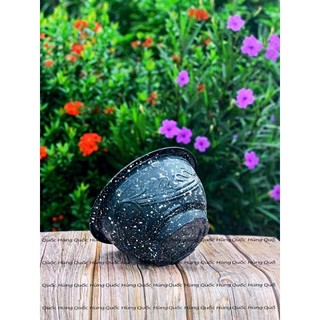 Chậu Nhựa T58 Đá Đen Dầy Dặn