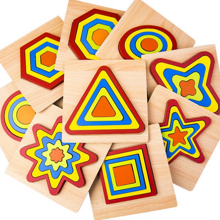 Combo Đồ Chơi Gỗ̃ Cho Bé thông thái 6 Món Đồ Chơi Bằng Gỗ Top1Toy Giáo Cụ Montessori tiến lên kiến thức Bé  _