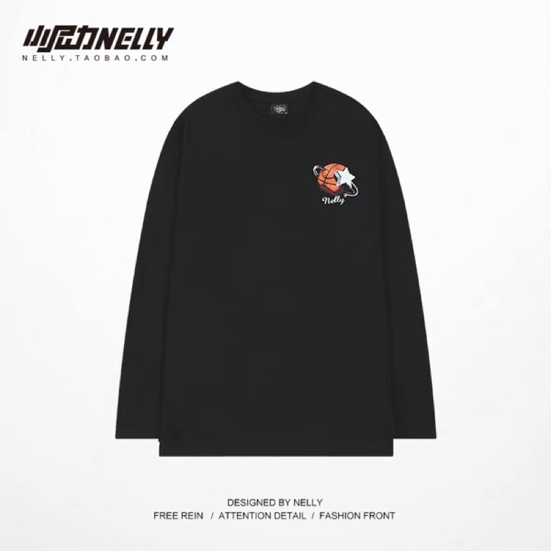 Áo phông nelly dài tay sale  29 bóng rổ sao hnapd008