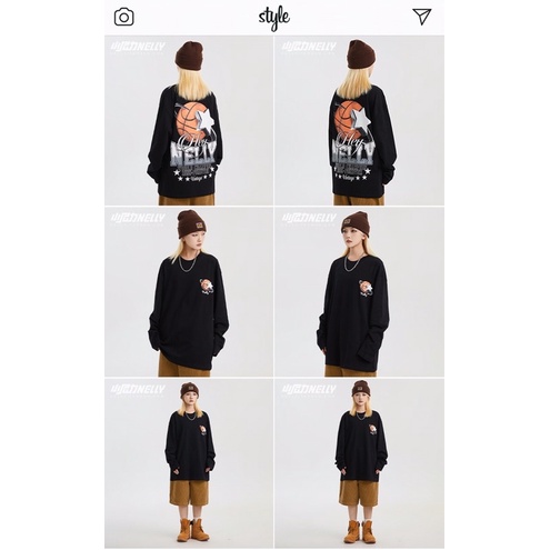 Áo phông nelly dài tay sale  29 bóng rổ sao hnapd008