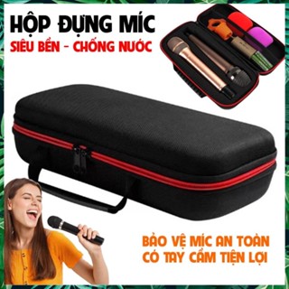  Túi đựng micro karaoke hộp đựng micro không dây bảo vệ micro cầm tay chống rơi túi khóa kéo và có tay cầm EVA 