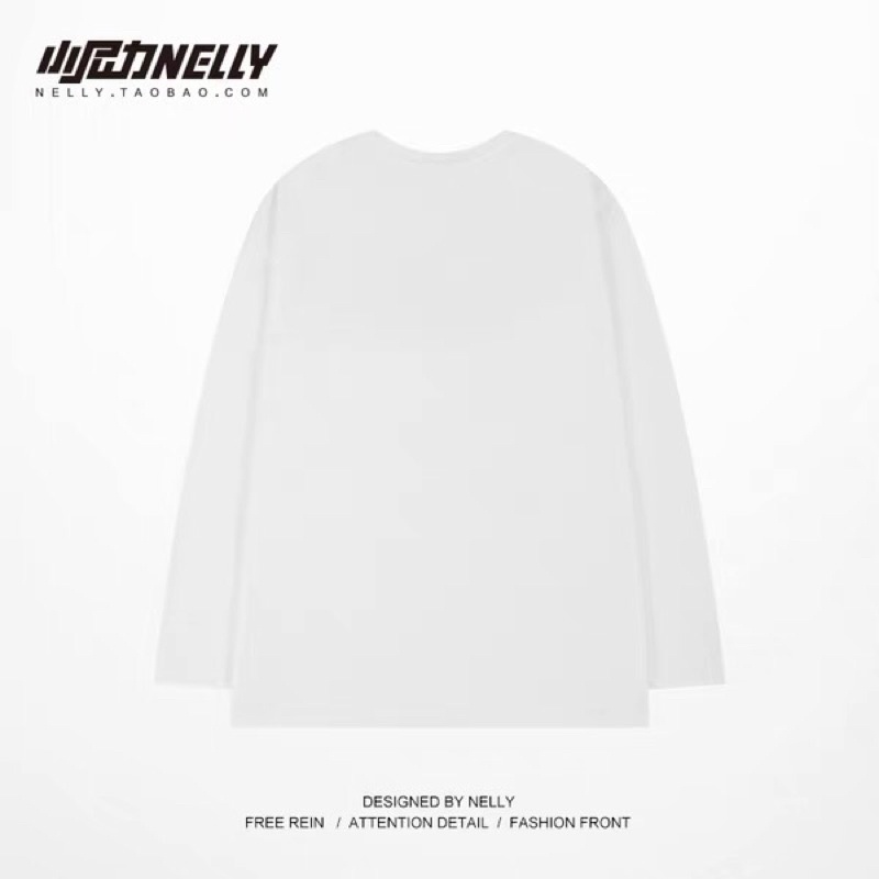 Áo phông nelly dài tay sale  29 mèo hồng hnapd009