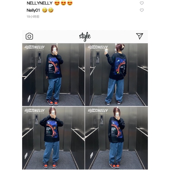 Áo phông nelly dài tay sale  29 tinh hệ hnapd010