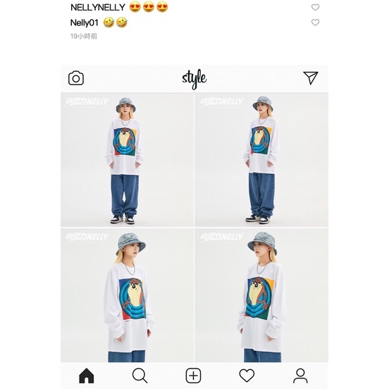 Áo phông nelly dài tay sale  29 cáo nâu hnapd011