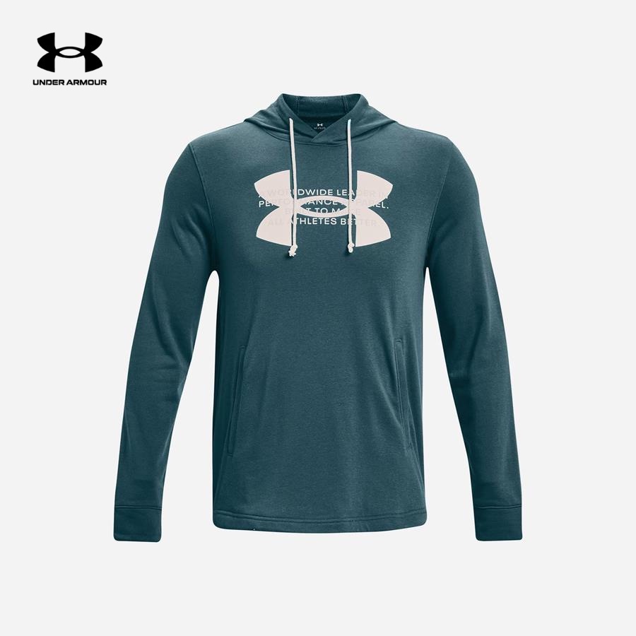 Áo trùm đầu thể thao nam Under Armour Rival Terry - 1373382-716