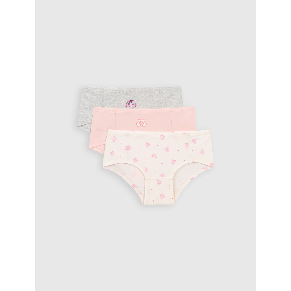Combo 3 quần lót bé gái CANIFA chất liệu cotton co giãn thoải mái 1US22A011