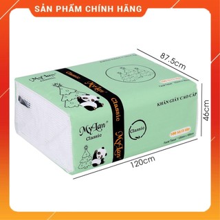 THÙNG 30 gói, giấy rút cao cấp Mylan gấu trúc 3M, 100 tờ/gói