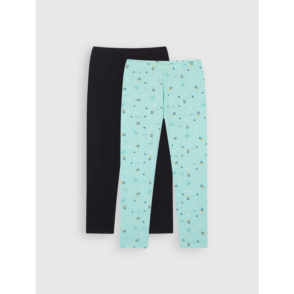 Combo 2 quần mặc nhà bé gái CANIFA chất liệu cotton spandex 1LA22W008