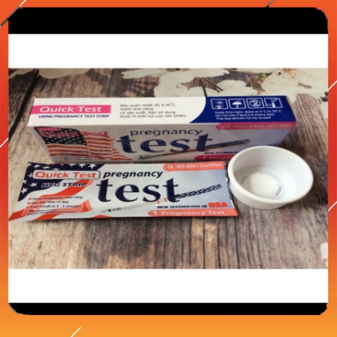 Que thử thai các loại - Test thử thai  .