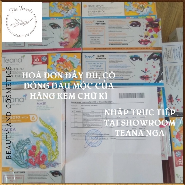 Serum Teana Super Peptides ASAP dưỡng trắng da, mờ thâm nám, làm mịn và đều màu da