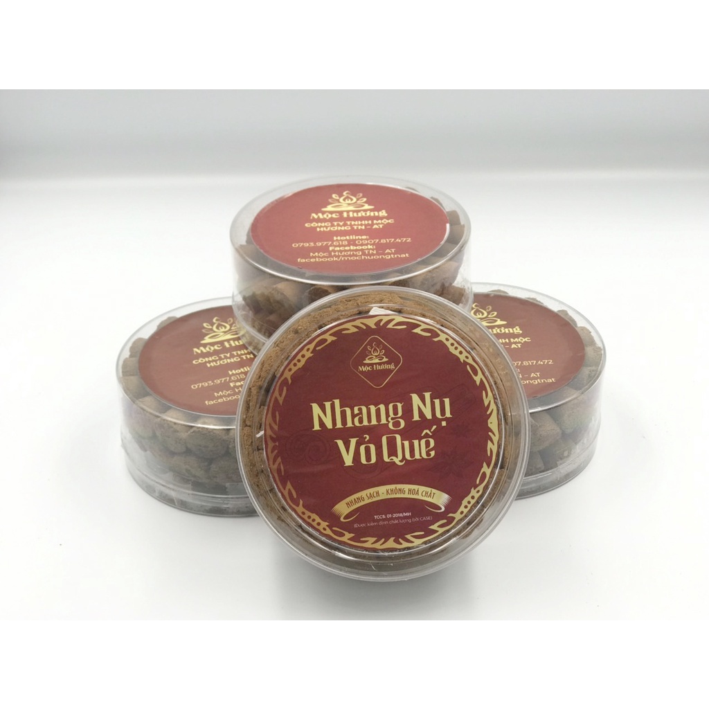 Nhang Quế Nhang Nụ 100% Tự Nhiên Hộp Lớn 40 Nụ Nhang Sạch Mộc Hương TN-AT