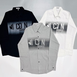 Áo sơ mi nam dài tay hot trend TM vải đũi in họa tiết ICON sang trọng mẫu mới chuẩn shop giá rẻ