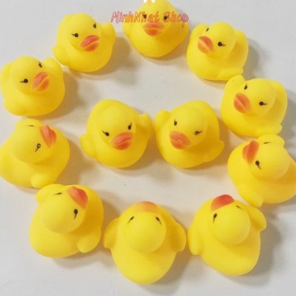 Set 10 Vịt Vàng Thả nhà vệ sinh nổi tiếng Kêu Cho Bé Top1Toy đồ giải trí Vịt Bơi Chíp Chíp dễ thương Giúp Bé yêu thích K