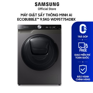 Máy giặt sấy thông minh Samsung AI EcoBubble™ 9,5kg WD95T754DBX