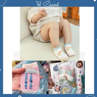 Set 5 đôi tất trẻ em hình ngộ nghĩnh chống trơn trượt mẫu mới 2020