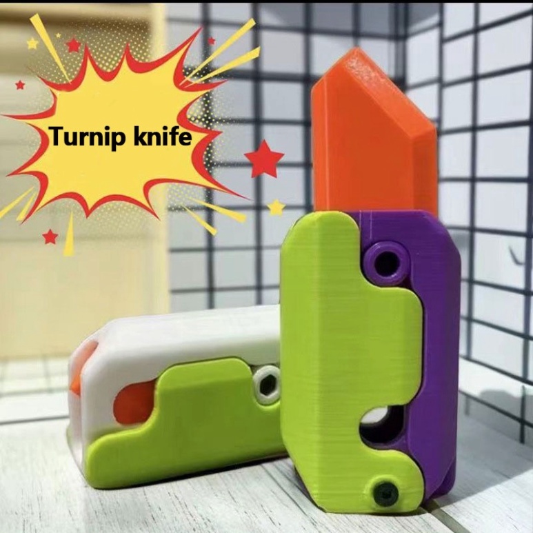 Đồ chơi thẻ đẩy cà rốt vô tri giảm căng thẳng cho bé