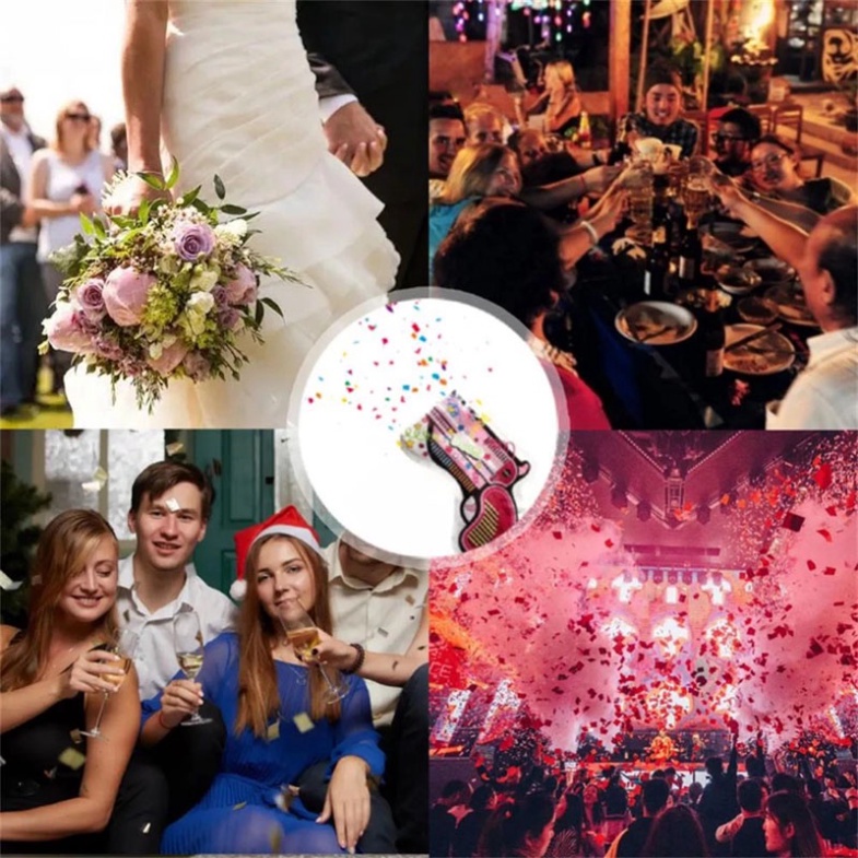 Đồ Chơi Pháo Hoa Giấy Cầm Tay Trang Trí Tiệc Sinh Nhật/Tiệc Cưới