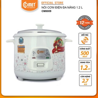 Nồi cơm điện nắp rời 1.2l comet - cm8009