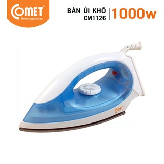 Bàn ủi khô COMET CM1126 bề mặt chống dính đèn báo nguồn cảm biến nhiệt