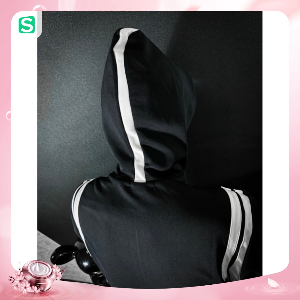 Áo Khoác Chống Nắng Teddy Kẻ Trắng Sọc Vai Hottrend Chất Liệu Umi Thoáng Mát Dày Dặn -Ngo shop