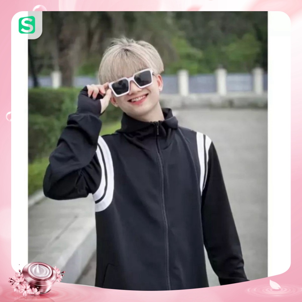 Áo Chống Nắng Nam Nữ Phối Viền Trắng Chống Tia UV Cao Cấp - PT001 -Ngo shop