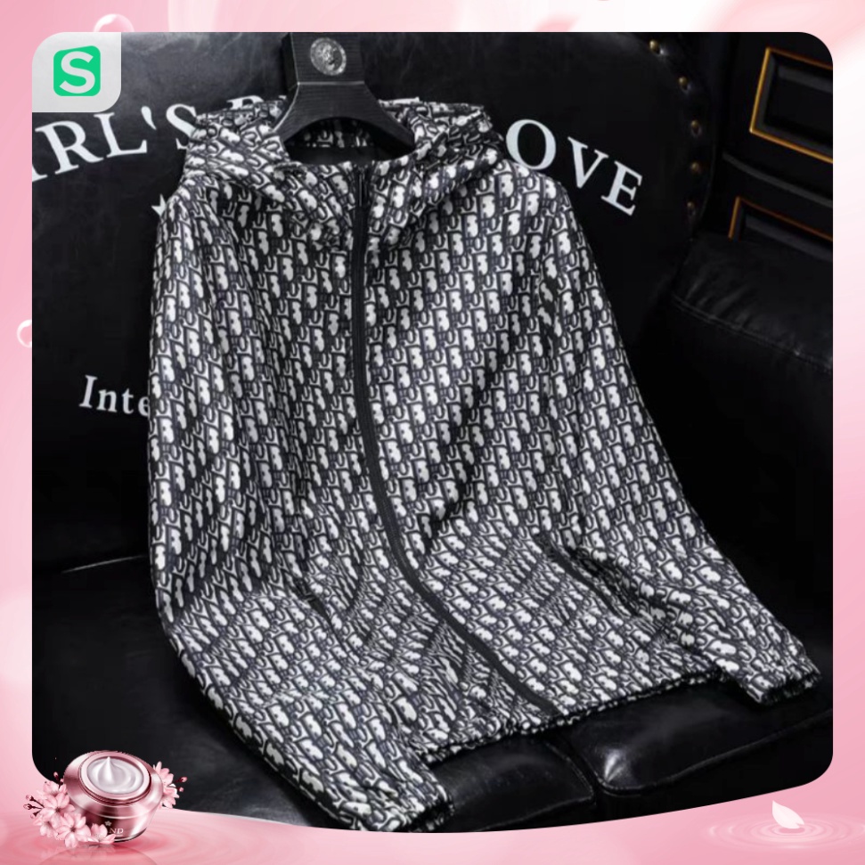 Áo Chống Nắng DiOR In Kín ❤ Áo Khoác Gió Khoát Dù Tránh Nắng Thấm Hút Mồ Hôi Tốt NVA259 -Ngo shop