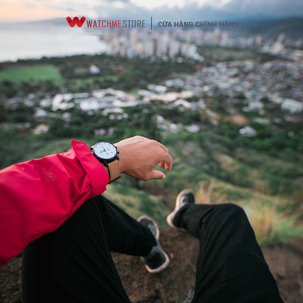 Đồng hồ Nam MVMT dây da 40mm - D-MC02-WBTL