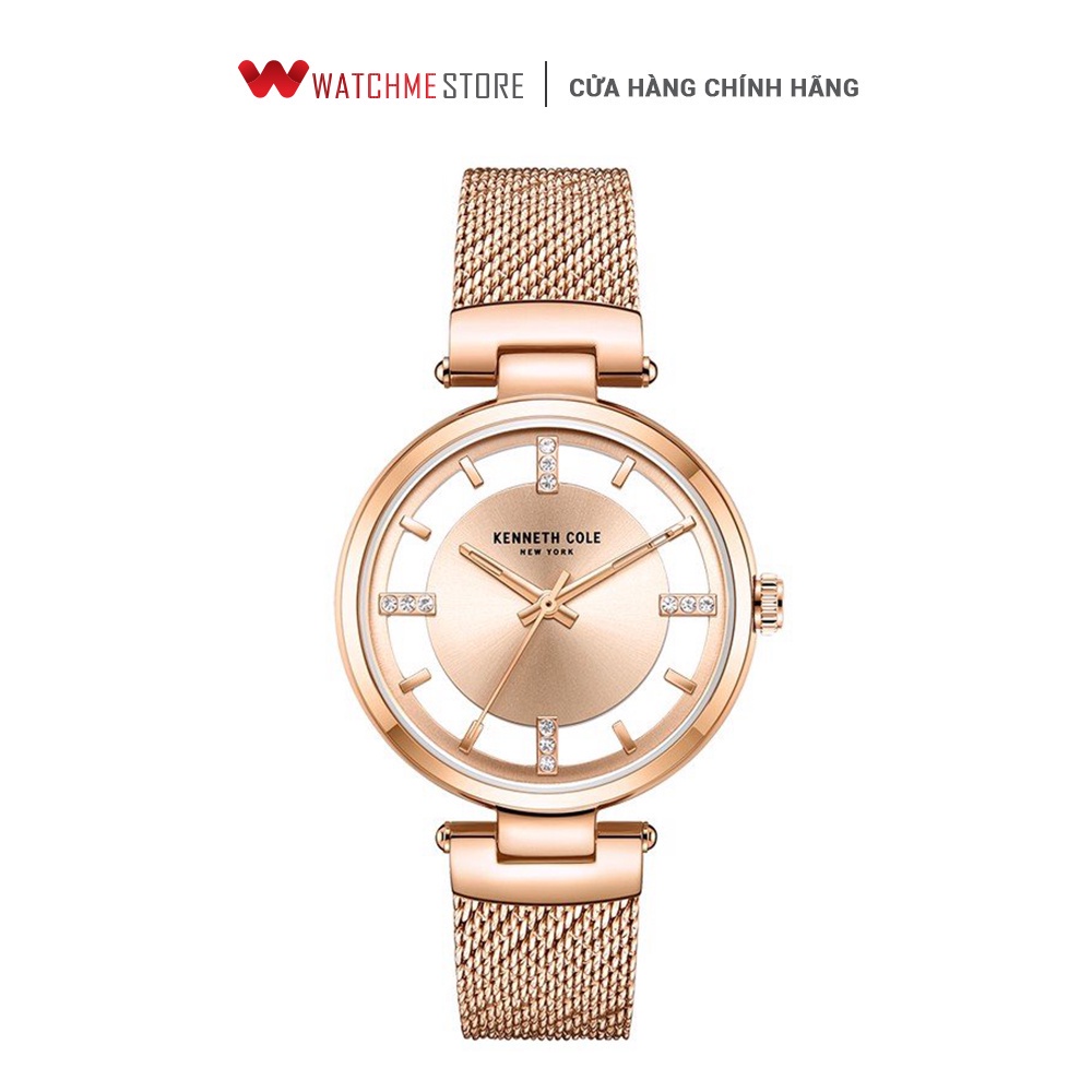 Đồng hồ Nữ Kenneth Cole dây thép không gỉ 33mm - Transparency KC51125002